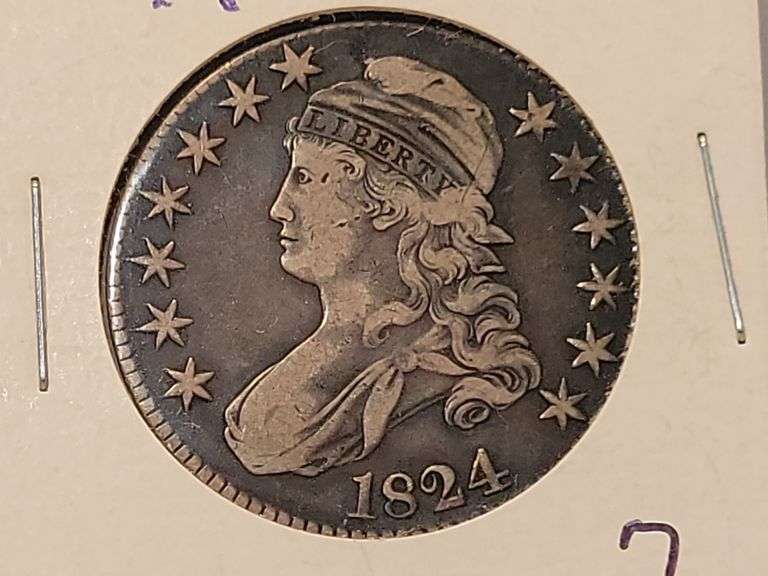 1824 Capped Bust Half Dollar - VF