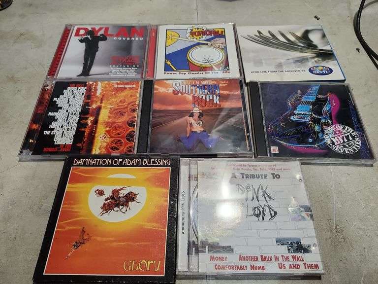 8 Assorted Cds, Mojo Dylan, Poptopia!, Kfog, The Best...Album, Ultimate Southern Rock, Sounds Of The