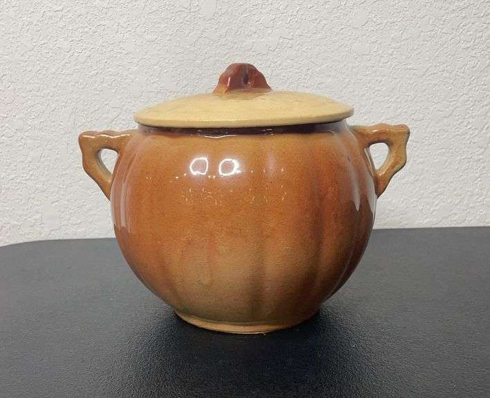 Vintage Peedee Oven Ware Bean Pot with Lid – USA Stoneware
