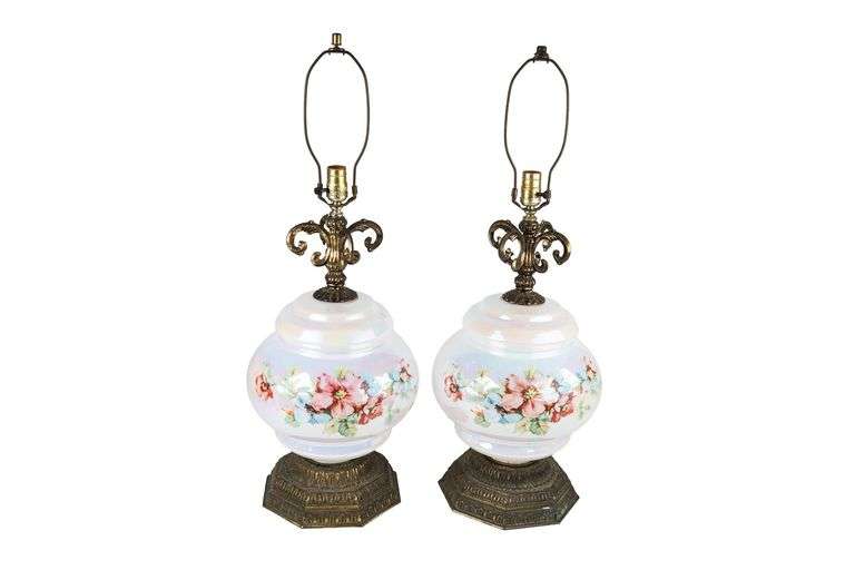 Vintage Bubble Lamp Pair- Pretty and Pink!