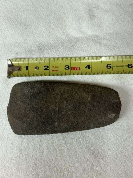 Granite Celt Stone Tool Measuring Approximately 5 Inches