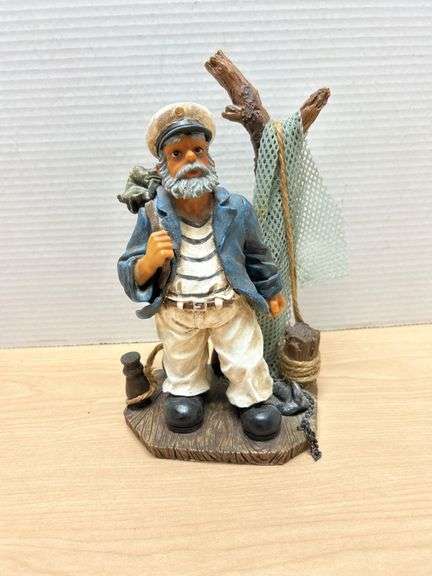 Young Incorporated Nautical Fisherman Figurine, Made in China