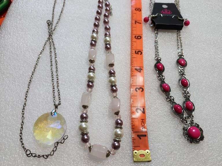 3 Assorted Necklaces, Paparazzi, Etc.