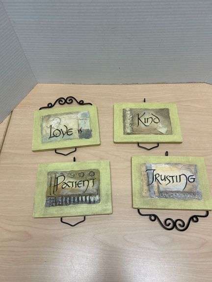 Home Interiors Inspirational Wall Decor Set