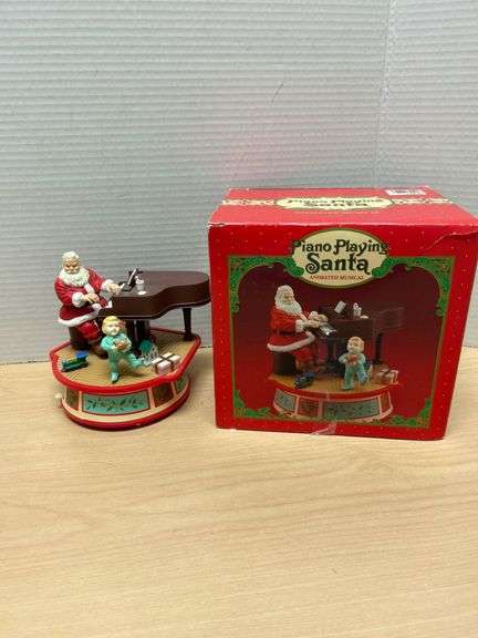 Piano Playing Santa by Matrix Industries with Original Box
