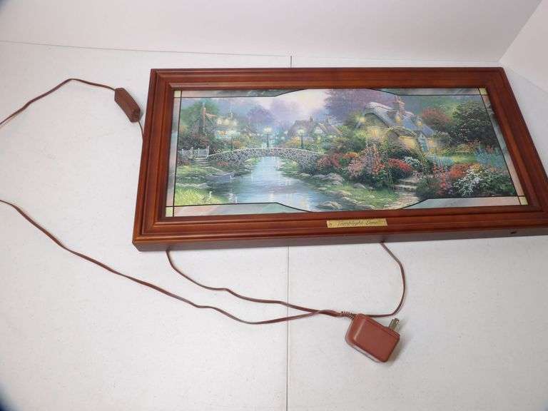 Lighted Thomas Kinkade Picture