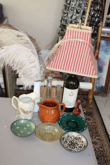 Decorative Pottery And Lamp
