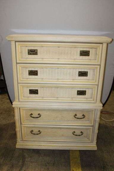 Faux Bamboo Chest of Drawers