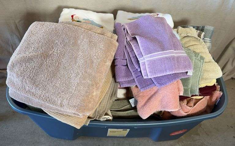 Bin of Towels