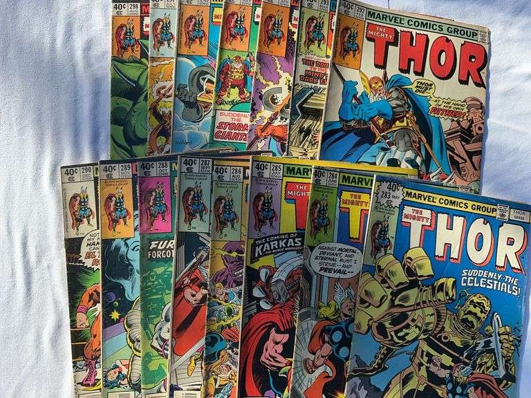 Lotta 15 $.40 Thor comics ￼