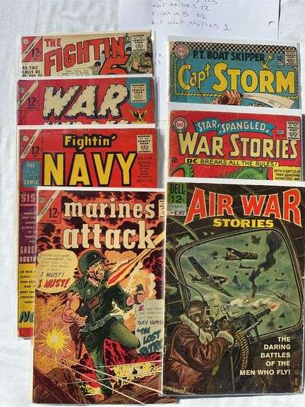 Lot of older war comics ￼