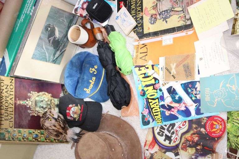 Books Hats And Memorabilia