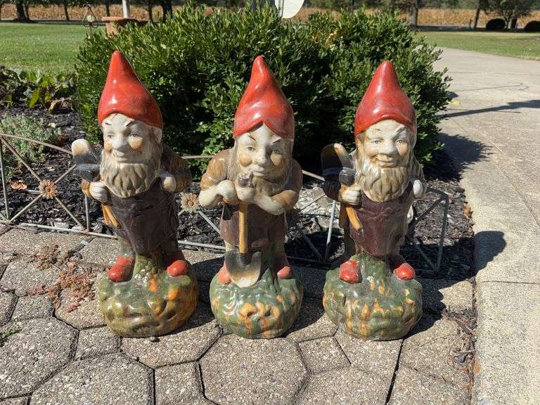 3 Little Garden Gnomes