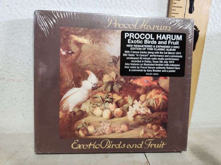 Unopened Procol Harum Exotic Birds & Fruit 3 Cd Set