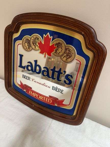 Labatt’s mirrored beer sign