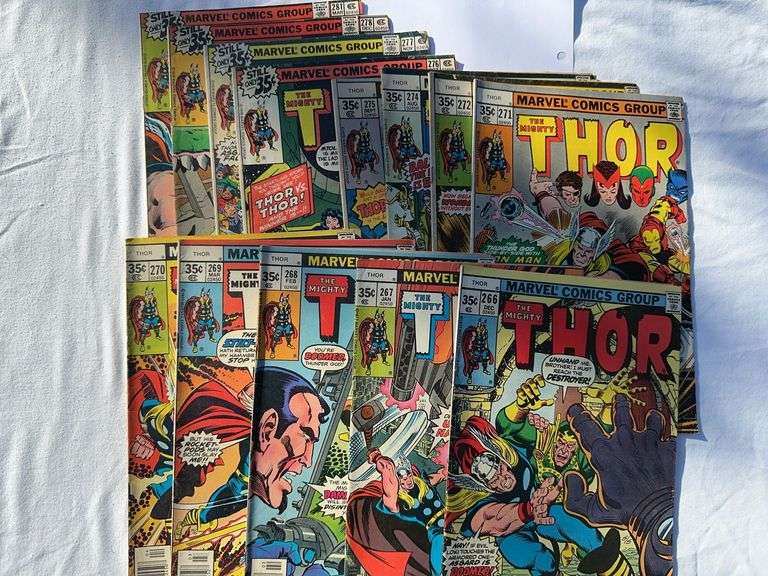Lot of 13 Thor comics