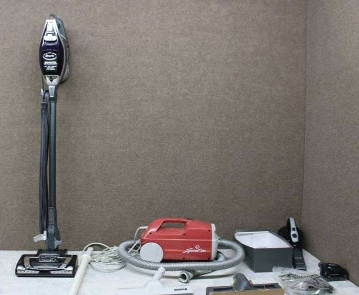 Shark Rocket Deluxe Pro, Hoover Sprint 200, and Black+Decker Lithium Hand Vacuums with Accessories