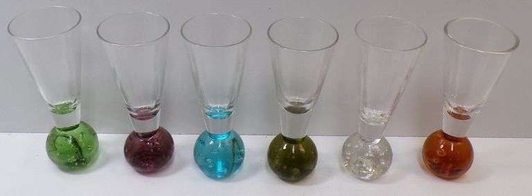 Lot of (6) Unique Shot Glasses