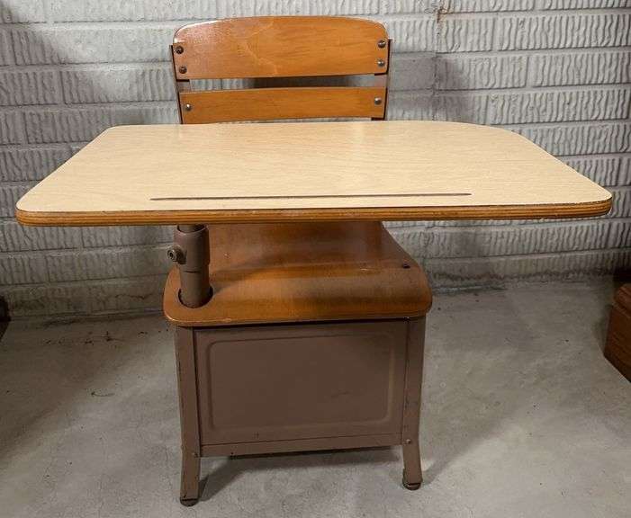 Childrenβs Size Vintage Desk and Chair