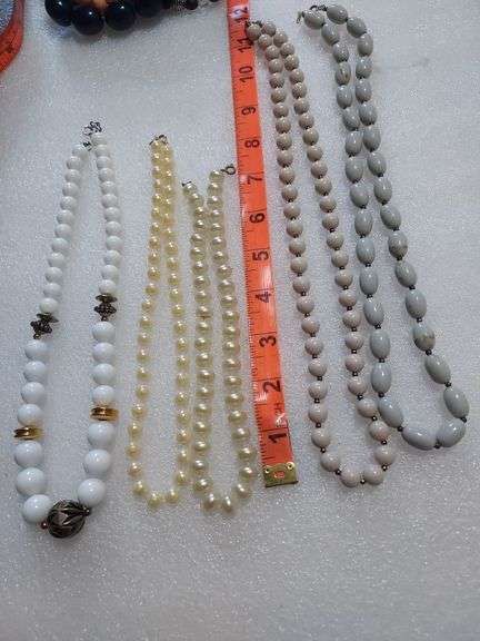 5 Assorted Beaded Necklaces