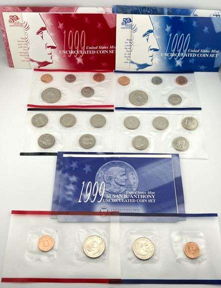 1999 Uncirculated Set with Susan B $1