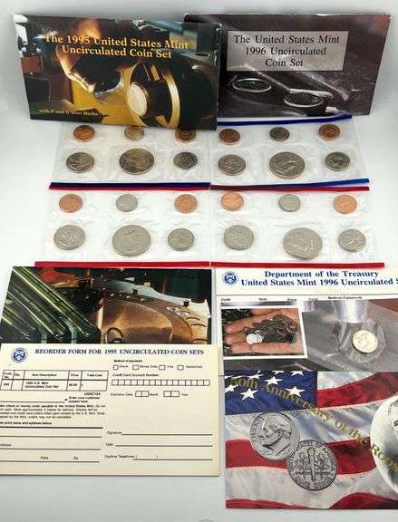 1995 & 1996 Uncirculated Sets