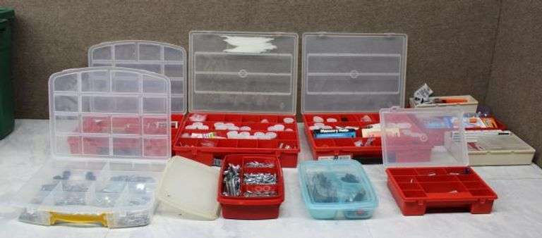 Storage Cases with Hardware and Tools