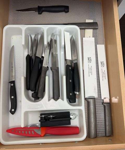 Knives and Cutlery, Including Calphalon, Rada & More