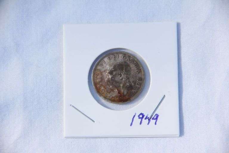 1949 Canadian Silver Quarter