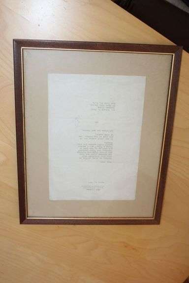 Marxman Typed Letter