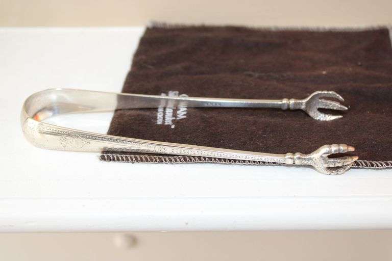 Sterling Silver Ice Tongs
