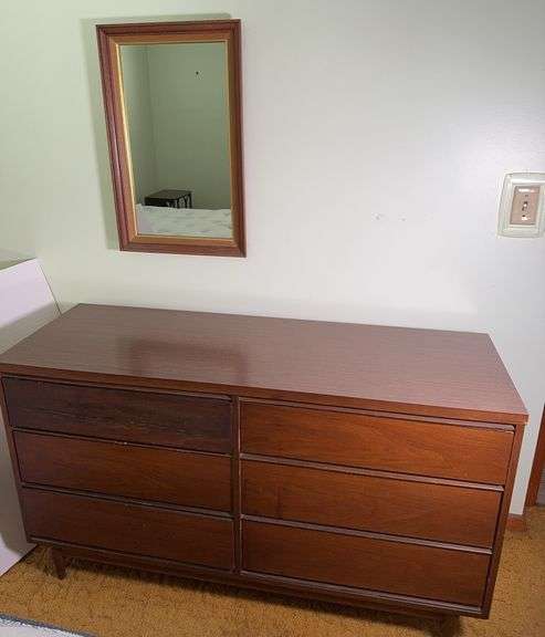 Dresser and Hanging Mirror