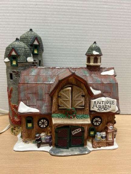 Santa’s Workbench 2001 House Feathers Antique Barn Decor