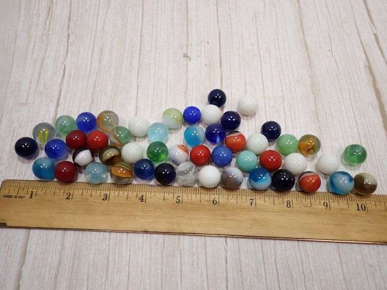 Old Multi-Colored Glass Marbles