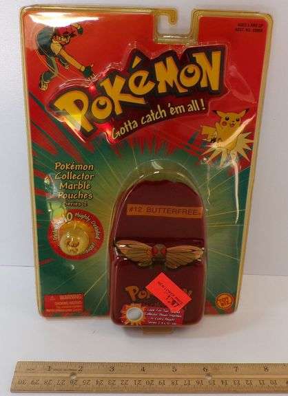 New Toy Biz 1999 Pokรฉmon Collector Marble Pouches