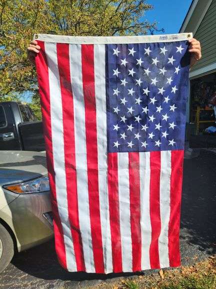 Annin Tough-Tex 2 Ply 100% Spun Poly 3′ x 5′ American Flag