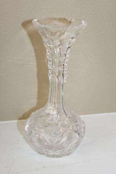 Cut Crystal Vase