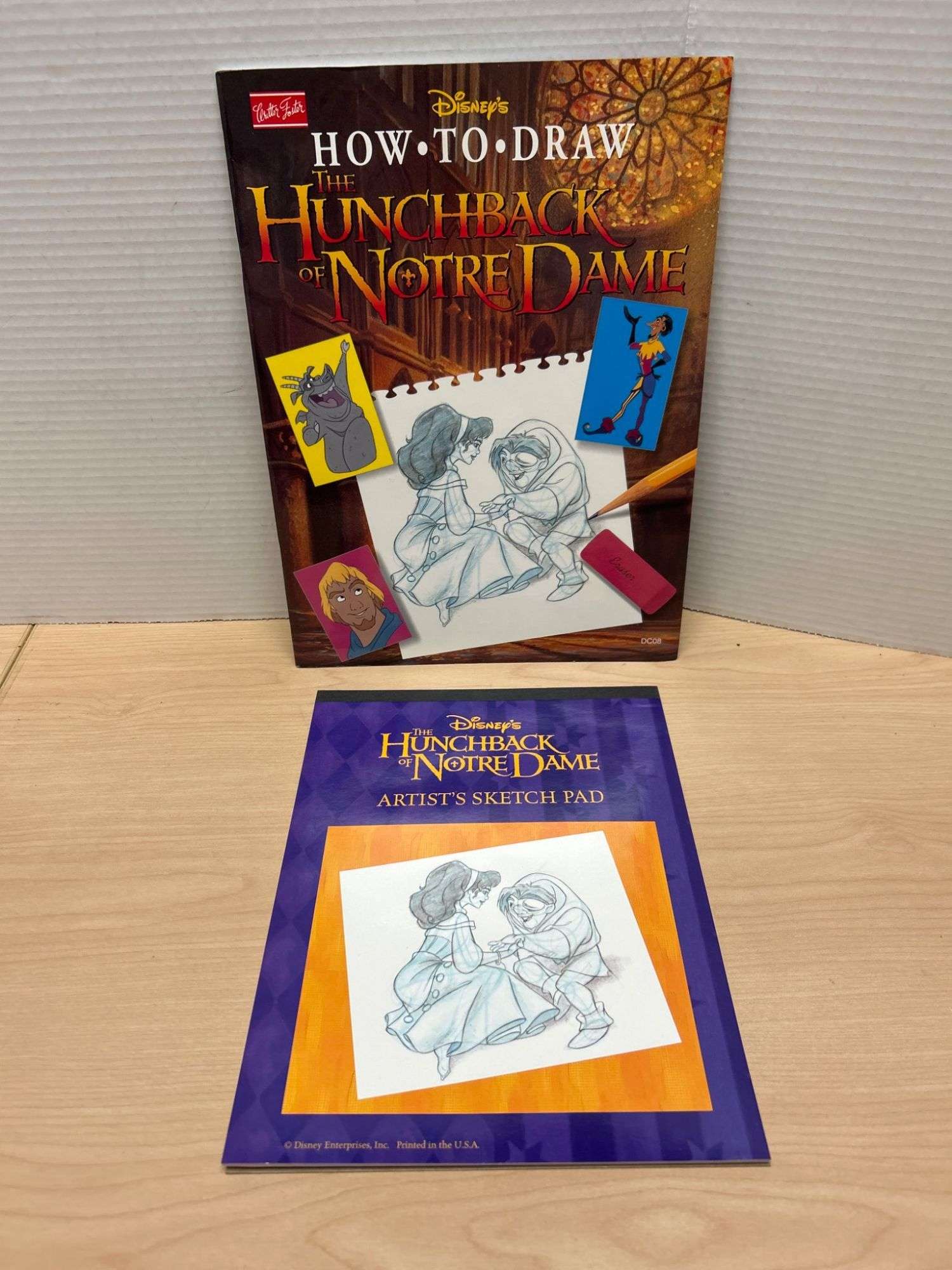 1996 Disney's How-to-Draw 'The Hunchback of Notre Dame' paperback