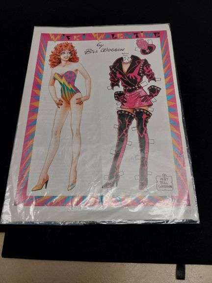 Dale Rader 1987 Copyright Paper Doll Art by Bill Woggon – Vicki Valentine by Dale ...