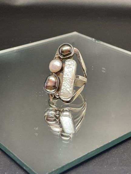 Sterling Biwa ring