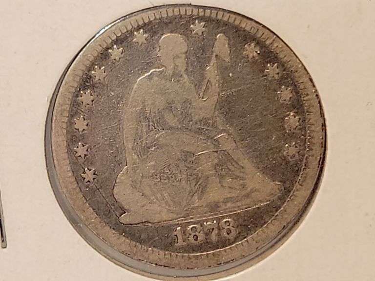 1878 Liberty Seated Quarter - G