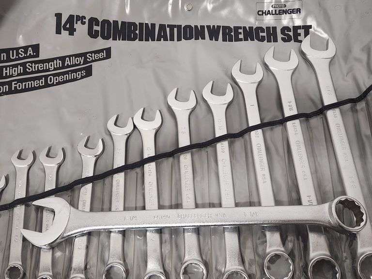 14-pc Challenger SAE Combination Wrench Set - Read Description