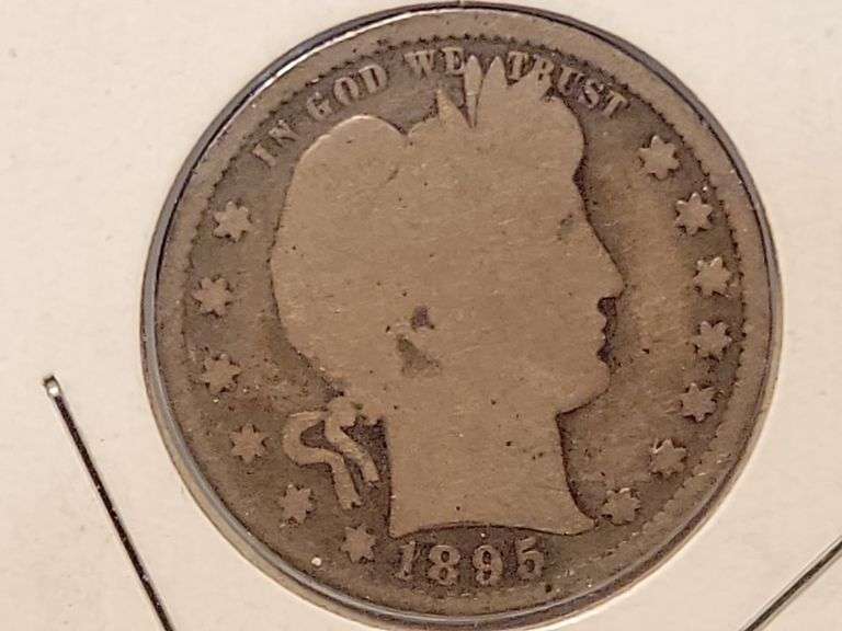 1895 Barber Silver Quarter - G