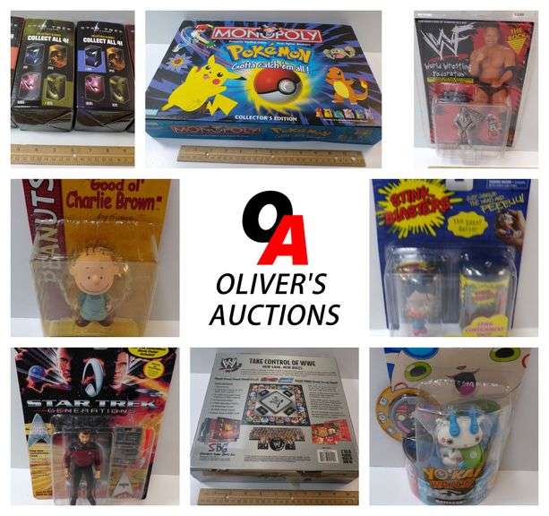 “Massive 90s–2000s Toy & Collectibles Blowout! Pokémon ⋆ Star Wars ⋆ WWE ⋆ Star Trek ⋆ Peanuts ⋆ Harry Potter + Gag Gifts Galore”