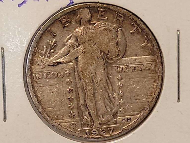 1927 Librty Standing Quarter-F