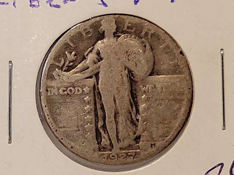 1927-D Lbty Standing Quarter-G