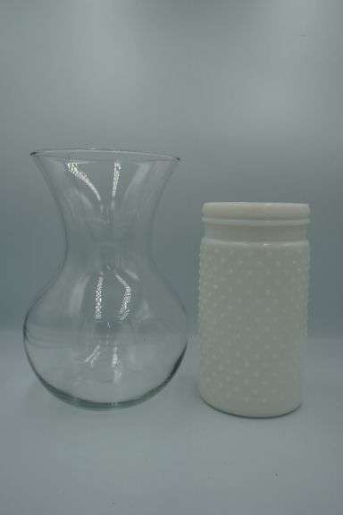 Assorted Vases – Glass & Milk Glass