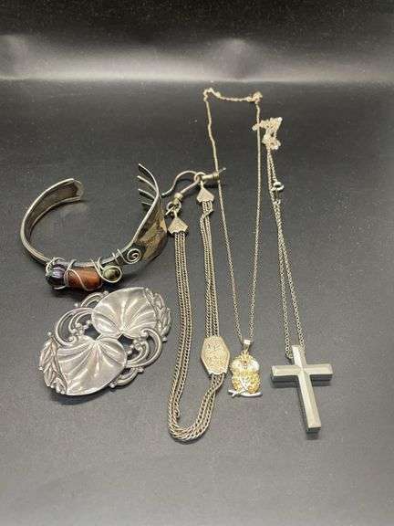 Silvertone & Sterling Jewelry