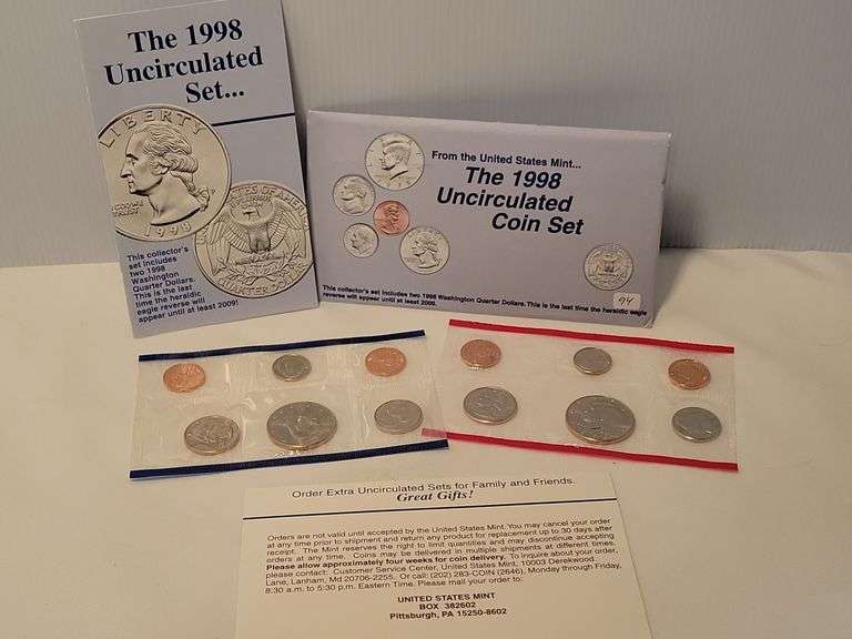 1998 Mint Set