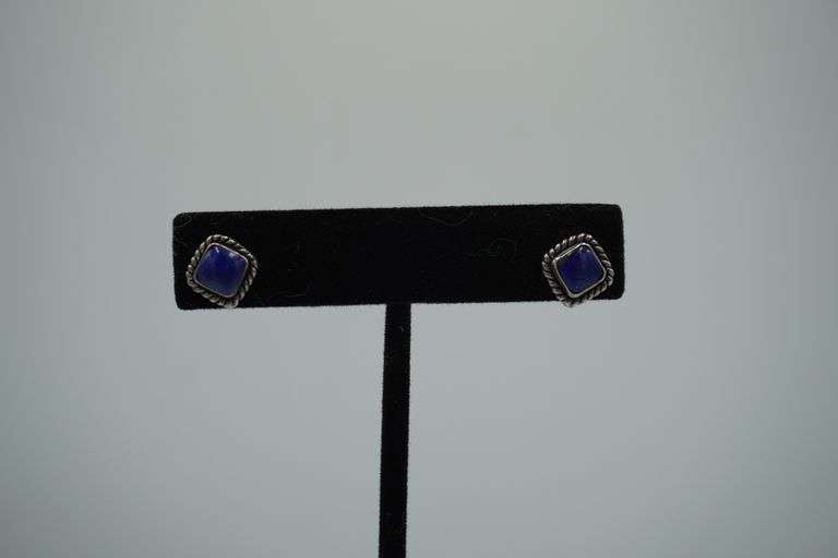 Sterling Silver Lapis Lazuli Earrings